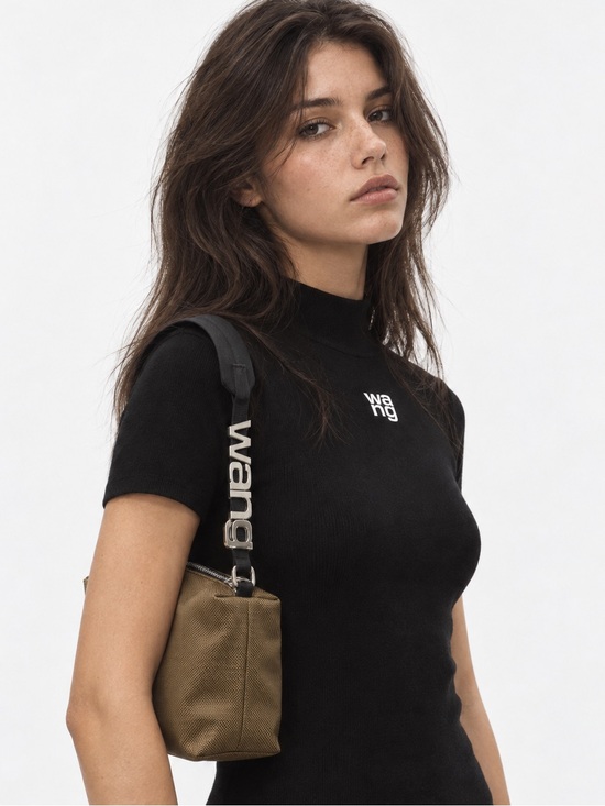 Alexander Wang Handbags - Alexander Wang heiress sport bag in khaki nwt logo charm handle